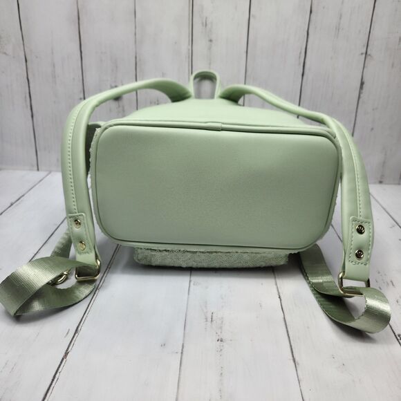 Disney Parks Loungefly Mint Green Sequin W Bow Mini Backpack Retired Rare Cute! - Picture 11 of 16